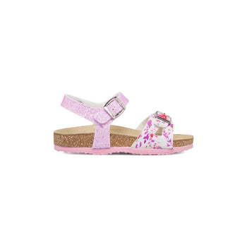 Sandali bianchi e lilla glitterati da bambina Settenote, Scarpe Bambini, SKU k283000359, Immagine 0